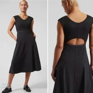 Athleta Ryder Dress. XL. Black.
